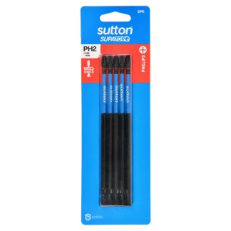 Sutton SupaTorq Impact Screwdriver Bit PH2 x 150mm 5-Pack S200H05G02