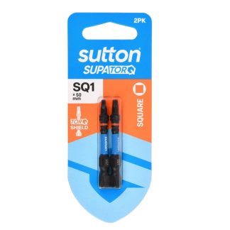 Sutton SupaTorq Impact Screwdriver Bit SQ1 x 50mm 2-Pack S204H02B01
