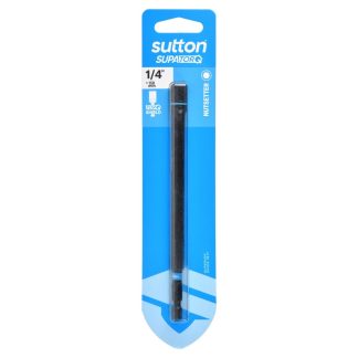 Sutton SupaTorq Magnetic Nutsetter Bit 1/4" x 150mm S230H01GA